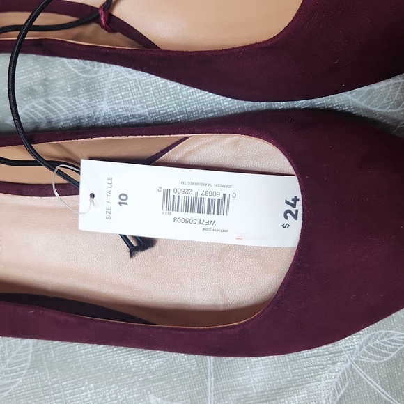 Joe Fresh Purple Flats - Picture 4 of 9
